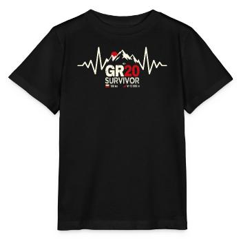 GR20 Überlebenden-Trek Korsika - Stanley/Stella Kinder T-Shirt MINI CREATOR  - Schwarz - Vorne - Mikhail (115cm)