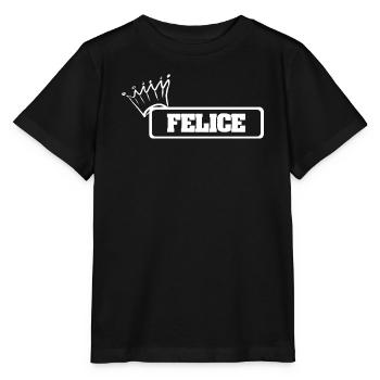Kroenchen Felice - Stanley/Stella Kinder T-Shirt MINI CREATOR  - Schwarz - Vorne - Mikhail (115cm)