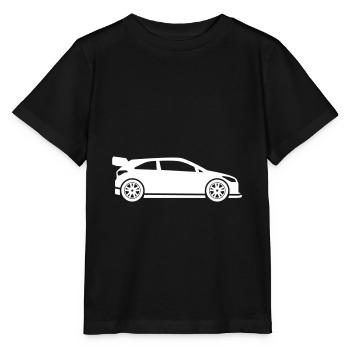 Auto Rennfahrer - Stanley/Stella Kinder T-Shirt MINI CREATOR  - Schwarz - Vorne - Mikhail (115cm)