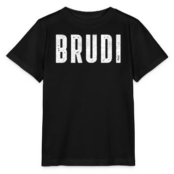 Brudi Bruder Brate Bratan Bro - Stanley/Stella Kinder T-Shirt MINI CREATOR  - Schwarz - Vorne - Mikhail (115cm)
