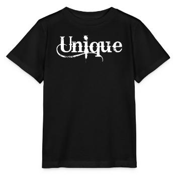 Unique Einzigartig Unikat Selbstwert Einzig Artig - Stanley/Stella Kinder T-Shirt MINI CREATOR  - Schwarz - Vorne - Mikhail (115cm)