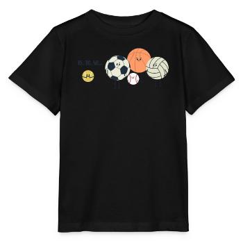 Blague sportive - Match sportif drôle de design sportif - T-shirt bio MINI CREATOR Stanley/Stella Enfant - noir - Devant - Mikhail (115cm)