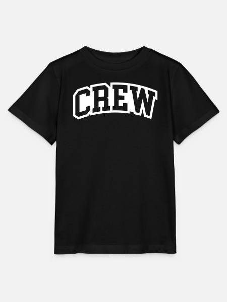 Crew Schriftzug - Stanley/Stella Kinder T-Shirt MINI CREATOR - Schwarz