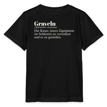 Graveln Definition - Stanley/Stella Kinder T-Shirt MINI CREATOR  - Schwarz - Vorne - Mikhail (115cm)