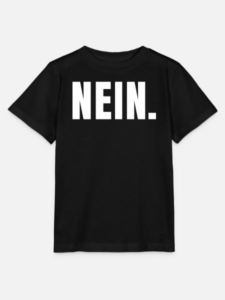 NEIN. | Klares Statement in Typografie - Stanley/Stella Kinder T-Shirt MINI CREATOR - Schwarz
