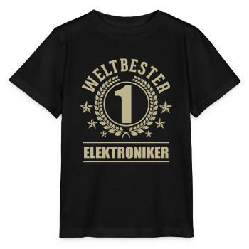 Weltbester Elektroniker - Stanley/Stella Kinder T-Shirt MINI CREATOR  - Schwarz - Vorne - Mikhail (115cm)