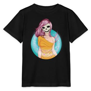 Crâne du vent - T-shirt bio MINI CREATOR Stanley/Stella Enfant - noir - Devant - Mikhail (115cm)