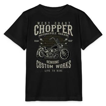 West Coast Chopper - T-shirt bio MINI CREATOR Stanley/Stella Enfant - noir - Devant - Mikhail (115cm)