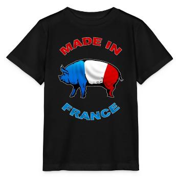 charcutier cochonnailles - Stanley/Stella MINI CREATOR Kids’ T-Shirt - black - Front - Mikhail (115cm)