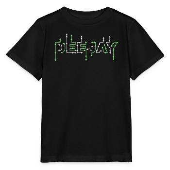 DEEJAY ARROWS BLANC - T-shirt bio MINI CREATOR Stanley/Stella Enfant - noir - Devant - Mikhail (115cm)