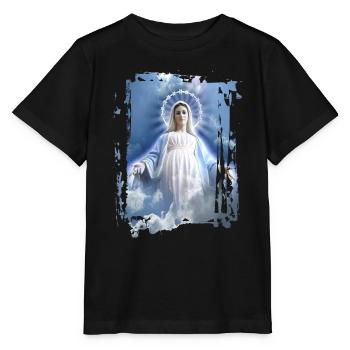 Holly Mary Maria Madonna Mariana Jungfrau Maria - Stanley/Stella Kinder T-Shirt MINI CREATOR  - Schwarz - Vorne - Mikhail (115cm)