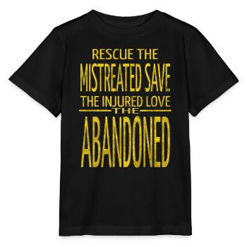 geek amoureux des animaux végétalien amusant cadeau aux amoureux des animaux - T-shirt bio MINI CREATOR Stanley/Stella Enfant - noir - Devant - Mikhail (115cm)