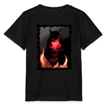Halloween Nacht Teufel - Stanley/Stella Kinder T-Shirt MINI CREATOR  - Schwarz - Vorne - Mikhail (115cm)