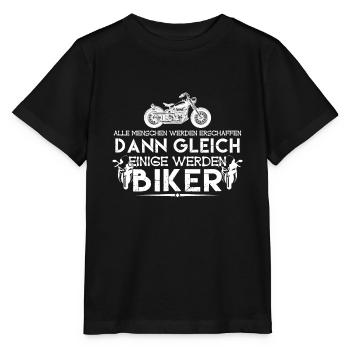 ich bin Biker | Biker - Stanley/Stella Kinder T-Shirt MINI CREATOR  - Schwarz - Vorne - Mikhail (115cm)