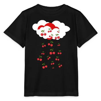 Cherry rain - Stanley/Stella MINI CREATOR Kids’ T-Shirt - black - Front - Mikhail (115cm)