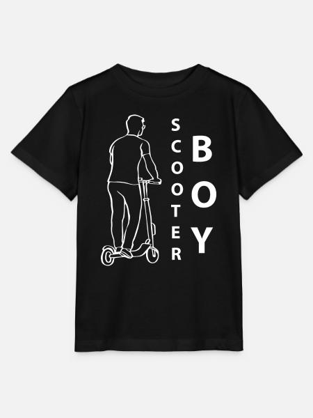 E-Scooter E-Roller Scooter - Stanley/Stella Kinder T-Shirt MINI CREATOR  - Schwarz