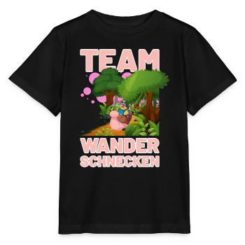 Team Wanderschnecken - Stanley/Stella Kinder T-Shirt MINI CREATOR  - Schwarz - Vorne - Mikhail (115cm)