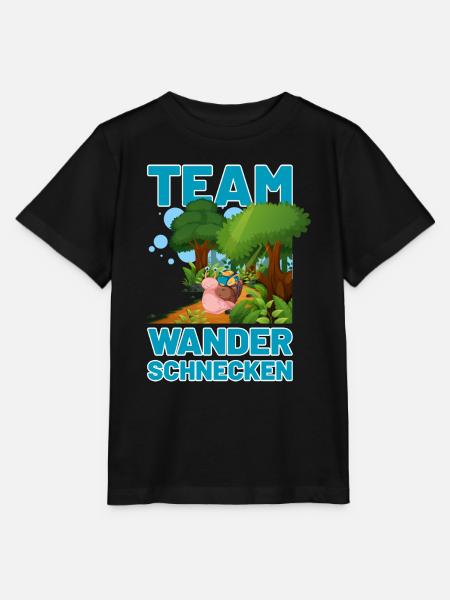 Team Wanderschnecken blau - Stanley/Stella Kinder T-Shirt MINI CREATOR - Schwarz