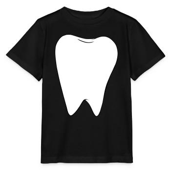 White tooth - Stanley/Stella MINI CREATOR Kids’ T-Shirt - black - Front - Mikhail (115cm)