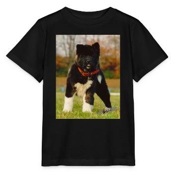 Titre d’avril - T-shirt bio MINI CREATOR Stanley/Stella Enfant - noir - Devant - Mikhail (115cm)