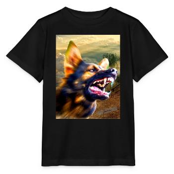 Titre de juin - T-shirt bio MINI CREATOR Stanley/Stella Enfant - noir - Devant - Mikhail (115cm)