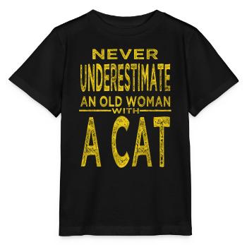 Childbirth Cat Butt Tshirts Funny Quote Gift Idea - Stanley/Stella MINI CREATOR Kids’ T-Shirt - black - Front - Mikhail (115cm)
