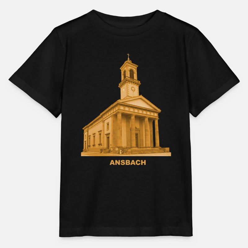 Ansbach St. Ludwig Kirche Mittelfranken Bayern - Stanley/Stella Kinder T-Shirt MINI CREATOR  - Schwarz