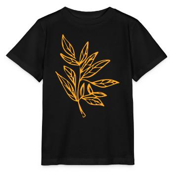 Flower Flower Plant - Stanley/Stella MINI CREATOR Kids’ T-Shirt - black - Front - Mikhail (115cm)