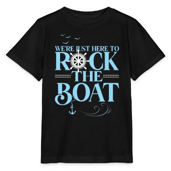 Cooler Spruch für Segel Gruppe Crew Boot Besatzung - Stanley/Stella Kinder T-Shirt MINI CREATOR  - Schwarz - Vorne - Mikhail (115cm)