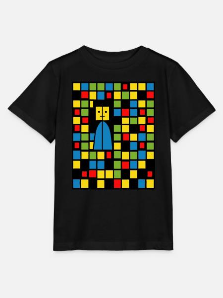 Game Over Retro Design - Stanley/Stella Kinder T-Shirt MINI CREATOR - Schwarz
