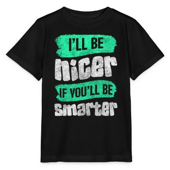 Black Humor Idiots Irony Boyfriend - Stanley/Stella MINI CREATOR Kids’ T-Shirt - black - Front - Mikhail (115cm)