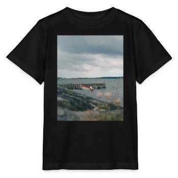 océan - T-shirt bio MINI CREATOR Stanley/Stella Enfant - noir - Devant - Mikhail (115cm)