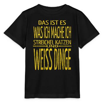 säugetier lustig tier geburtstagsgeschenk - Stanley/Stella Kinder T-Shirt MINI CREATOR  - Schwarz - Vorne - Mikhail (115cm)