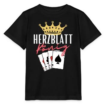 Roi chéri - T-shirt bio MINI CREATOR Stanley/Stella Enfant - noir - Devant - Mikhail (115cm)