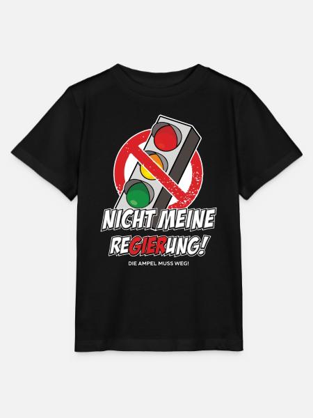 Nicht meine ReGIERung - Stanley/Stella Kinder T-Shirt MINI CREATOR - Schwarz