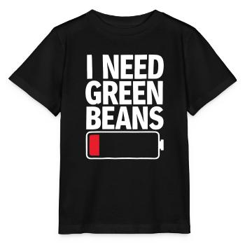 Grüne Bohnen - Stanley/Stella Kinder T-Shirt MINI CREATOR  - Schwarz - Vorne - Mikhail (115cm)