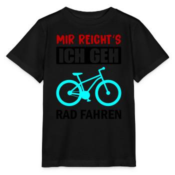J’en ai assez du vélo - T-shirt bio MINI CREATOR Stanley/Stella Enfant - noir - Devant - Mikhail (115cm)