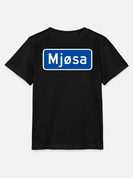 Der Mjøsa-See - Stanley/Stella Kinder T-Shirt MINI CREATOR - Schwarz