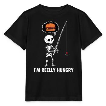 Ich bin hungrig - Stanley/Stella Kinder T-Shirt MINI CREATOR  - Schwarz - Vorne - Mikhail (115cm)