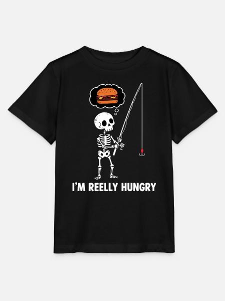 Ich bin hungrig - Stanley/Stella Kinder T-Shirt MINI CREATOR - Schwarz