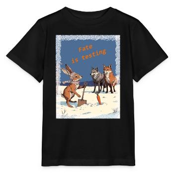 L’épreuve du destin - T-shirt bio MINI CREATOR Stanley/Stella Enfant - noir - Devant - Mikhail (115cm)