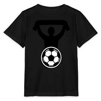 Football Fan - T-shirt bio MINI CREATOR Stanley/Stella Enfant - noir - Devant - Mikhail (115cm)