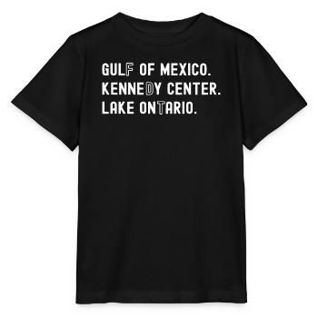 Lake Ontario Golf von Mexiko Kennedy Center Das - Stanley/Stella Kinder T-Shirt MINI CREATOR  - Schwarz - Vorne - Mikhail (115cm)