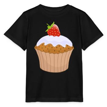 cupcake muffin cake kuchen backen bakery68 - Stanley/Stella Kinder T-Shirt MINI CREATOR  - Schwarz - Vorne - Mikhail (115cm)