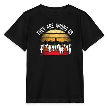Aliens They Are Alien Conspiracy - Stanley/Stella MINI CREATOR Kids’ T-Shirt - black - Front - Mikhail (115cm)