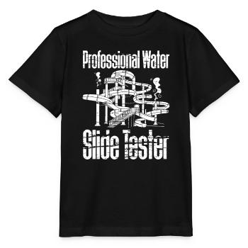 Professional water slide tester - Stanley/Stella MINI CREATOR Kids’ T-Shirt - black - Front - Mikhail (115cm)