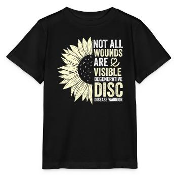Intervertebral disc degeneration Discosis - Stanley/Stella MINI CREATOR Kids’ T-Shirt - black - Front - Mikhail (115cm)