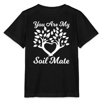 Compagnon de la nature : mon « compagnon de sol » - T-shirt bio MINI CREATOR Stanley/Stella Enfant - noir - Devant - Mikhail (115cm)