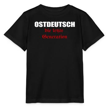 Ostdeutsch die letzte Generation - Stanley/Stella Kinder T-Shirt MINI CREATOR  - Schwarz - Vorne - Mikhail (115cm)