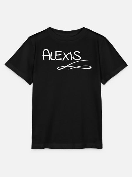 Alexis als Vorname - Stanley/Stella Kinder T-Shirt MINI CREATOR - Schwarz